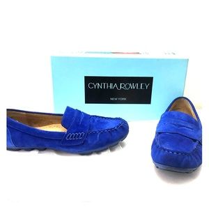 Cynthia Rowley Blue Suede Shoes
